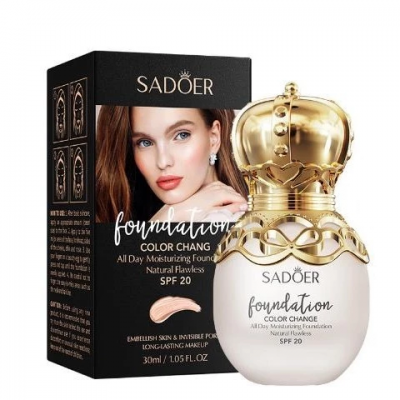 База під макияж SADOER Foundation Color Chang SPF20 №01 Natural 30 г