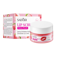 Скраб для губ SADOER Peach з екстрактом персика зволожуючий 20 г