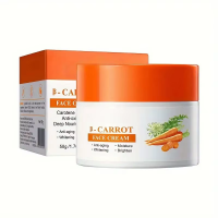 Крем для лица SADOER B-Carrot с экстрактом моркови, антивозрастной, осветляющий 50 г