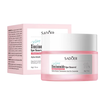 Крем для обличчя SADOER Niacinamide Spot Removal Repair для рівного тону шкіри та зменшення пігментації 50 г