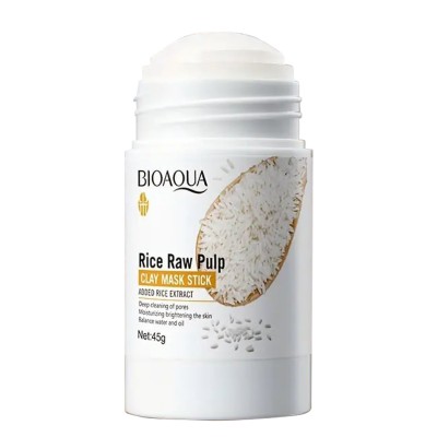 Глиняная маска-стик для лица BIOAQUA Rice с очищающим и питательным эффектом 45 г