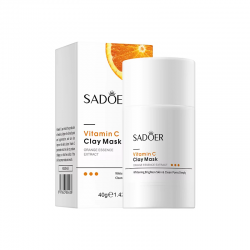 Глиняна маска-стик для обличчя SADOER Vitamin C для глибокого очищення пор 40 г