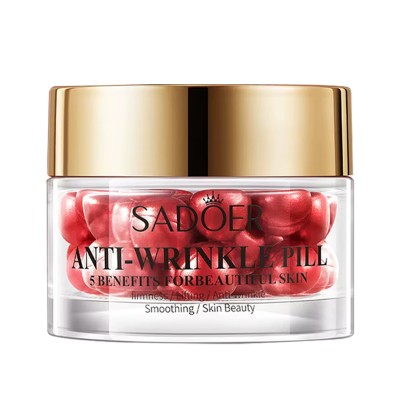 Масло-эссенция для лица в капсулах SADOER Anti-Wrinkle антивозрастное, против морщин (0,5 г * 30 шт)