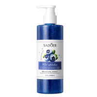 Гель-скраб для тела SADOER Blueberry мягкое очищение и питание кожи 300 мл