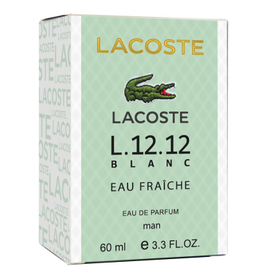 Парфум чоловічий Lacoste L.12.12 Blanc Eau Fraiche 60 мл