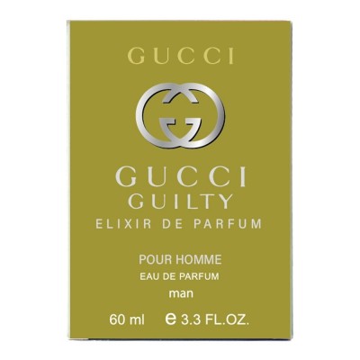 Парфюм мужской Gucci Guilty Elixir de Parfum pour Homme 60 мл