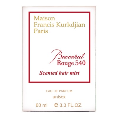 Парфум унісекс Maison Francis Kurkdjian Baccarat Rouge 540 Scented Hair Mist 60 мл