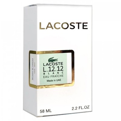  Lacoste L.12.12 Blanc Eau Fraiche Perfume Newly чоловічий 58 мл