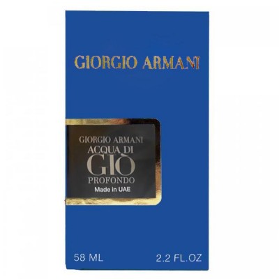  Giorgio Armani Acqua di Gio Profondo Perfume Newly чоловічий 58 мл