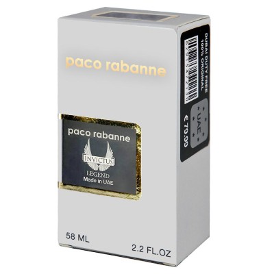  Rabanne Invictus Legend Perfume Newly чоловічий 58 мл