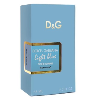  Dolce & Gabbana Light Blue Pour Homme Perfume Newly чоловічий 58 мл