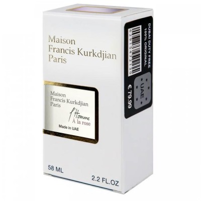  Maison Francis Kurkdjian L`Homme A La Rose Perfume Newly мужской 58 мл