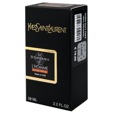  Yves Saint Laurent L`Homme Eau de Parfum Perfume Newly мужской 58 мл