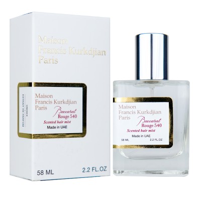  Maison Francis Kurkdjian Baccarat Rouge 540 Scented Hair Mist Perfume Newly унисекс 58 мл