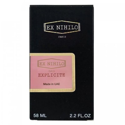 Ex Nihilo Explicite Perfume Newly унисекс 58 мл