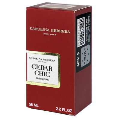 Carolina Herrera Cedar Chic Perfume Newly унисекс 58 мл