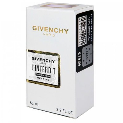  Givenchy L`Interdit Tubereuse Noire Perfume Newly жіночий 58 мл