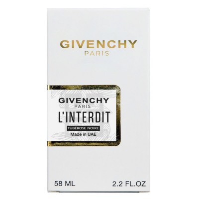  Givenchy L`Interdit Tubereuse Noire Perfume Newly жіночий 58 мл