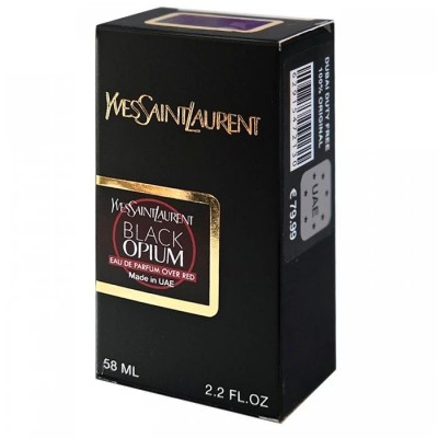  Yves Saint Laurent Black Opium Over Red Perfume Newly женский 58 мл
