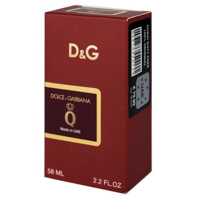 Dolce & Gabbana Q Perfume Newly женский 58 мл