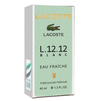 Lacoste L.12.12 Blanc Eau Fraiche Pheromone Parfum чоловічий 40 мл