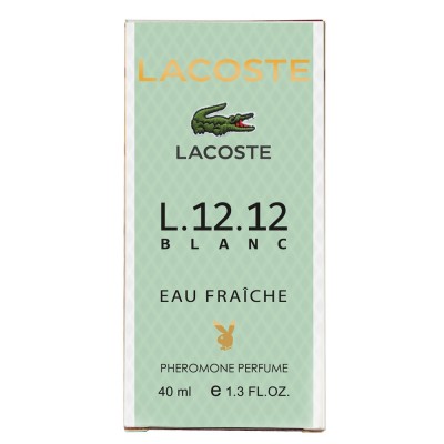 Lacoste L.12.12 Blanc Eau Fraiche Pheromone Parfum чоловічий 40 мл