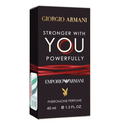 Emporio Armani Stronger With You Powerfully Pheromone Parfum мужской 40 мл