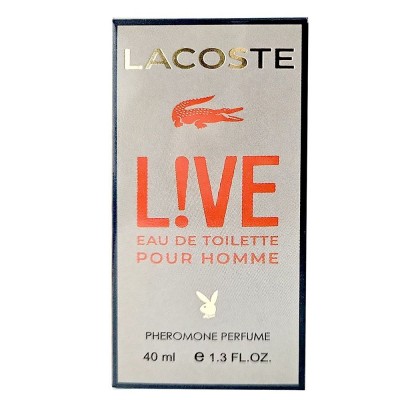  Lacoste Live Lacoste Pheromone Parfum чоловічий 40 мл
