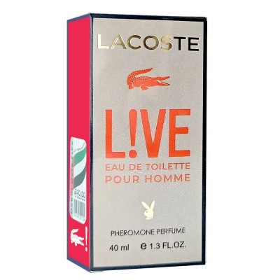  Lacoste Live Lacoste Pheromone Parfum чоловічий 40 мл