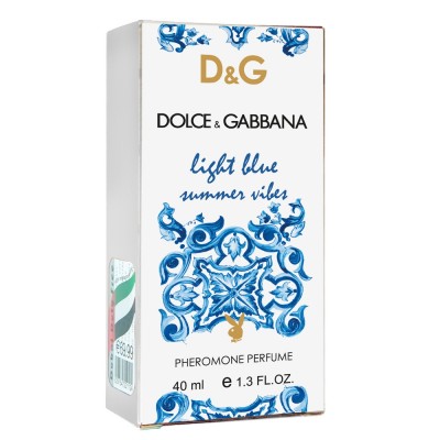 Dolce & Gabbana Light Blue Summer Vibes Pheromone Parfum женский 40 мл