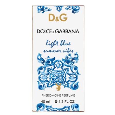 Dolce & Gabbana Light Blue Summer Vibes Pheromone Parfum женский 40 мл
