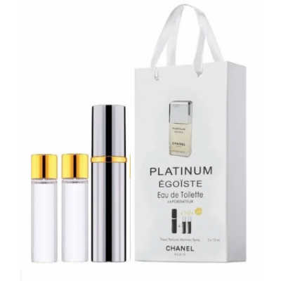 Парфюм мужской Chanel Egoiste Platinum с феромонами 3х15 мл