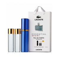 Парфум чоловічий Lacoste Essential Sport з феромонами 3х15 мл