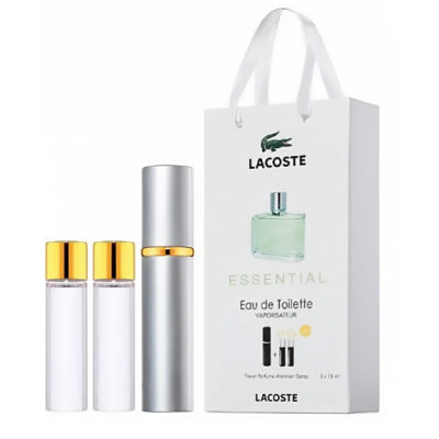 Парфюм мужской Lacoste Essential с феромонами 3х15 мл