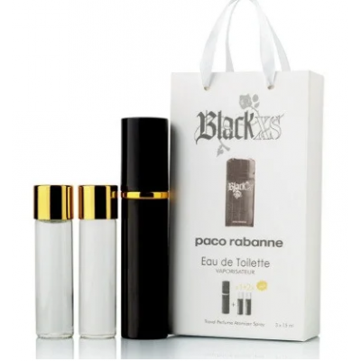 Парфюм мужской Rabanne Black XS с феромонами 3х15 мл