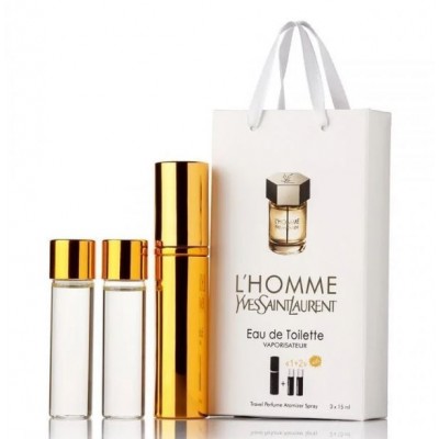 Парфюм мужской Yves Saint Laurent L`Homme с феромонами 3х15 мл