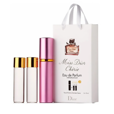 Парфум жіночий Dior Miss Dior Cherie з феромонами 3х15 мл