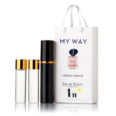 Парфум жіночий Giorgio Armani My Way з феромонами 3х15 мл