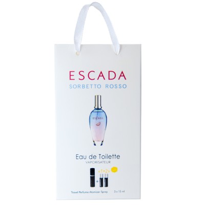 Парфюм женский Escada Sorbetto Rosso с феромонами 3х15 мл