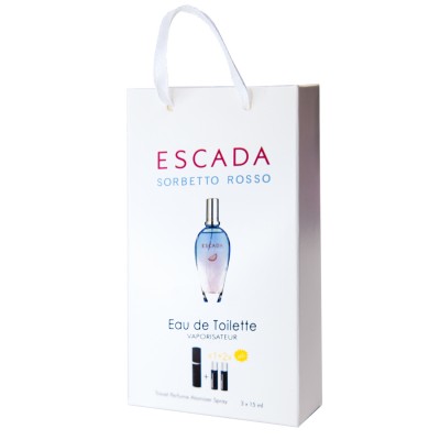 Парфюм женский Escada Sorbetto Rosso с феромонами 3х15 мл
