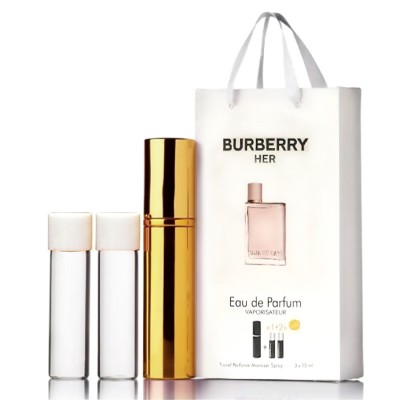 Парфум жіночий Burberry Her з феромонами 3х15 мл