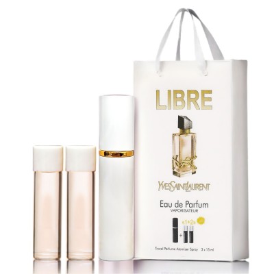 Парфум жіночий Yves Saint Laurent Libre з феромонами 3х15 мл