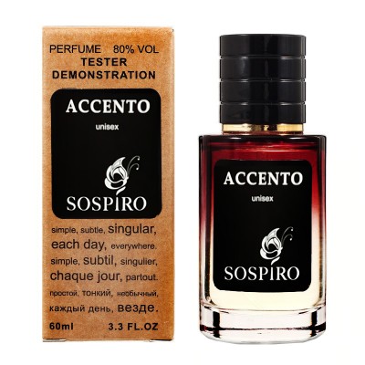 Sospiro Perfumes Accento ТЕСТЕР LUX унісекс 60 мл