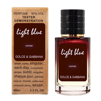 Dolce & Gabbana Light Blue ТЕСТЕР LUX женский 60 мл