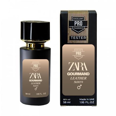 Zara Gourmand Leather №0059 ТЕСТЕР PRO чоловічий 58 мл
