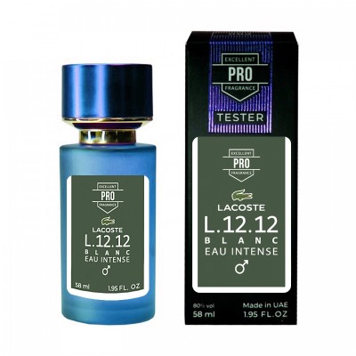 Lacoste L.12.12. Blanc Eau Intense ТЕСТЕР PRO чоловічий 58 мл