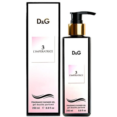 Парфумований гель для душу Dolce & Gabbana 3 L`Imperatrice Exclusive EURO 250 мл