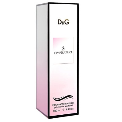 Парфумований гель для душу Dolce & Gabbana 3 L`Imperatrice Exclusive EURO 250 мл