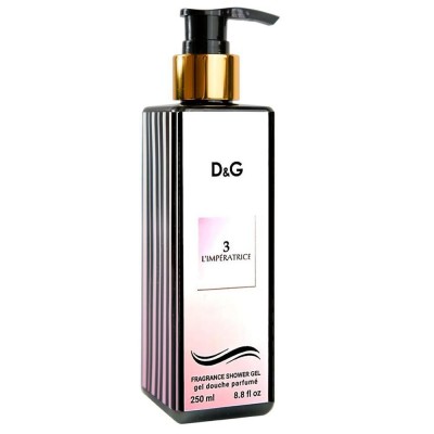 Парфумований гель для душу Dolce & Gabbana 3 L`Imperatrice Exclusive EURO 250 мл