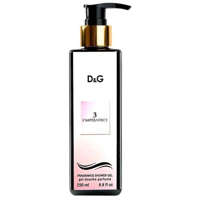 Парфумований гель для душу Dolce & Gabbana 3 L`Imperatrice Exclusive EURO 250 мл